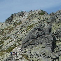 Magas-Tátra gyalogtúra: Kapor csúcs 2367 méter