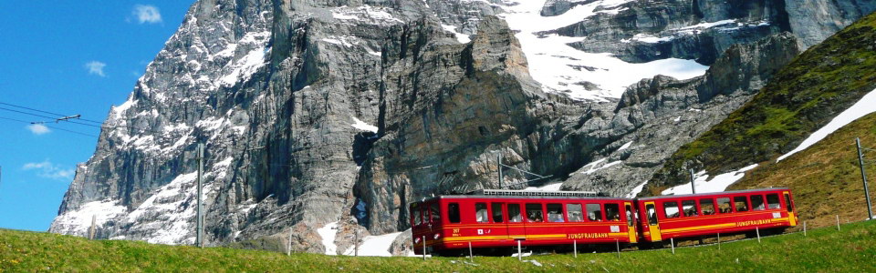 Jungfraujoch és a Rajna-vízesés